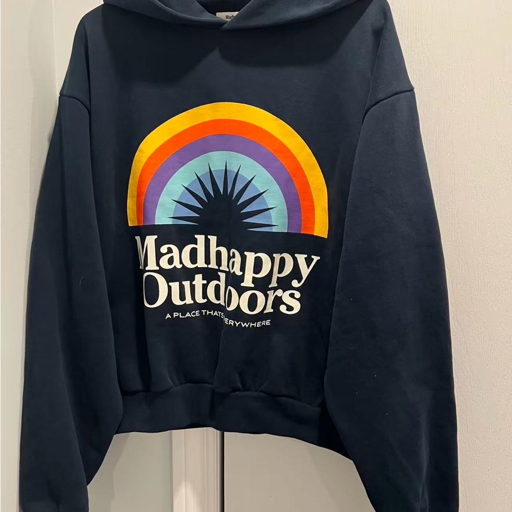 Madhappy Black Hoodie with Peace Symbol